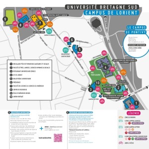 plan du campus de lorient